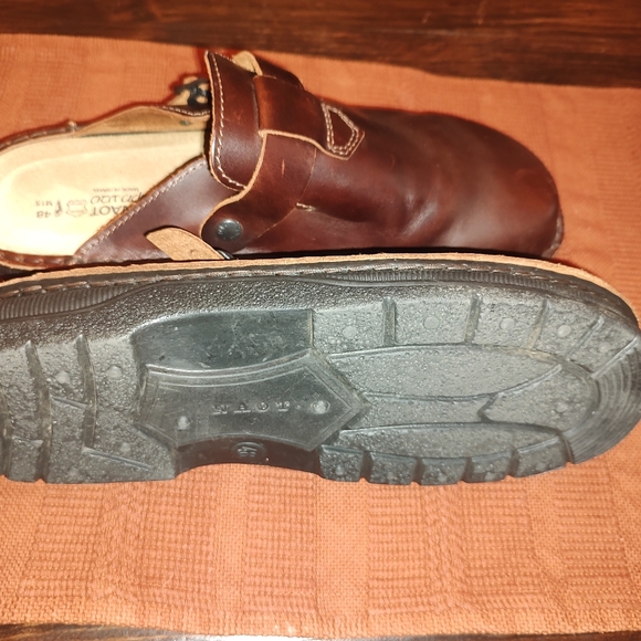 NOAT.  MEN\'S New Fiord Leather Mule Shoes.  Size 48
